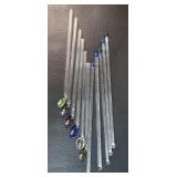 Glass Swizzle Sticks Straight & w/ Spoon End