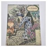 Eugène Grasset "Octobre" Etching on Resin