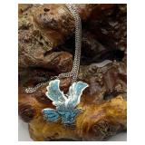 Sterling Silver Navajo Eagle Pendant / Pin