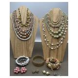 Vintage Style Necklaces, Clip On Screw On