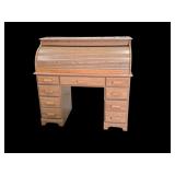 Modern Roll-Top Desk & Contents