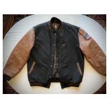Bradford Exchange Leather Wool Blend Jacket