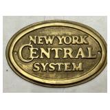 VTG Brass New York Central System Plate