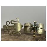 Signed Dragonfly Cuff & Artisan Fork Cuff