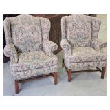 Polk Furniture Wing Back Chair Pair