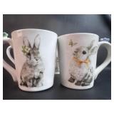 4 Bunny & Butterfly Mugs Pier 1