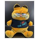 Vintage Big Garfield Plush I Am The Party 1981