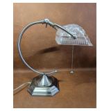 Chrome Bankers Desk Lamp