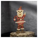 Vintage Eisenberg Ice Rhinestone Santa Claus