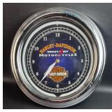 Harley Davidson Clock Battery Operated & Working