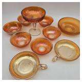 Marigold Carnival Glass Lot