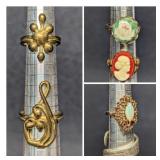Vintage Costume Jewelry Rings