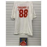 NOS CALGARY 88 OLYMPICS T-SHIRT XL W/ SPORTS