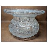 Antique American Brilliant Cut Crystal Spittoon?