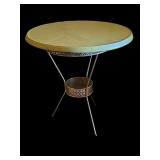 Mid Century Modern Table / Stand Avocado Green