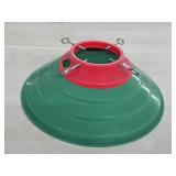 Large Green Red Christmas Tree Stand Plastic
