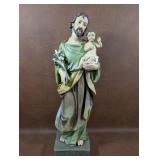 Saint Joseph and Child Garden Statue