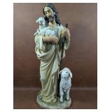 Needzo Large Good Shepherd Statue, Religious Home