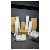 LED Glitter Candles, Solar Cross Stakes ++