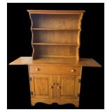 Vintage Maple Colonial Style Cupboard