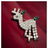 Eisenberg Ice Rhinestone Rudolph Christmas