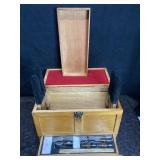 NOS GUN CLEANING CHEST STATION W/ LONG GUN MOUNT