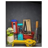 Countertop Press Citrus Juicer. Microplane Herb