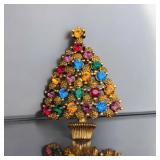 Vintage Eisenberg Ice Christmas Tree Pin Brooch
