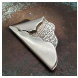 Signed HRH Modernist Sterling Brooch