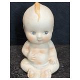VINTAGE BISQUE CERAMIC KEWPIE DOLL TALCUM/BABY