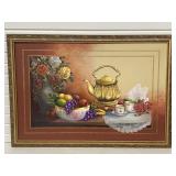 Large Original Oil Painting Signed Billie Rice ,