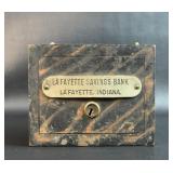 Antique Lafayette Savings Bank Lafayette Indiana