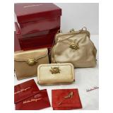 NIB Salvatore Ferragamo Handbag, Wallet & Case