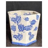 DEPARTMENT 56 CERAMIC TURTLE PLANTER