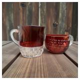 VTG Ruby Red Flash Glass ?