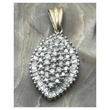 10K & Diamonds Pendant 3.15g