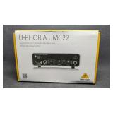 Behringer U-Phoria UMC22 Audio Interface W/