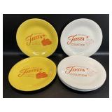 5 Fiesta Dancing Lady Collector Plates: 2 Yellow,
