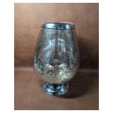 Mercury Glass Candle Holder
