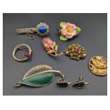 Collection of Mid-Century Brooches