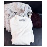 Talbots Button Front Sweater Wool & Acrylic/