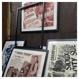 Stack of Western Posters / Frame Projects