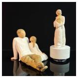 Willow Tree Musical Figurine w/ Father/ Daughter