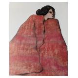 SIGNED R.C GORMAN LITHO "WOMEN WITH CHILI" 19" X