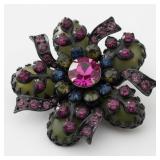 Selro Selini Vintage Star Flower Brooch