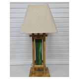 Amish Mission Style Stained Glass Table Lamp