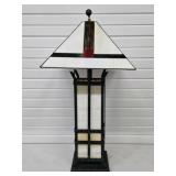 Tiffany Style Stained Glass Mission Table Lamp