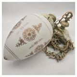 Vintage Hollywood Regency Style Hanging Lamp