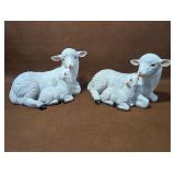 Garden Figurines, Ewes with Lambs
