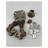 WEST COAST CHOPPERS BOTTLE OPENER W/ BELL, CACTUS